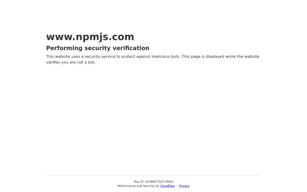 npm 站点预览
