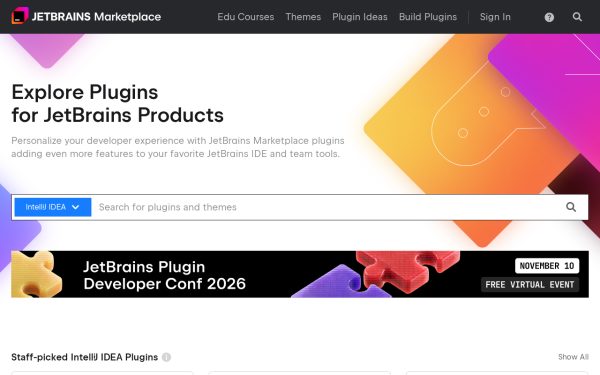 JetBrains 插件市场 站点预览